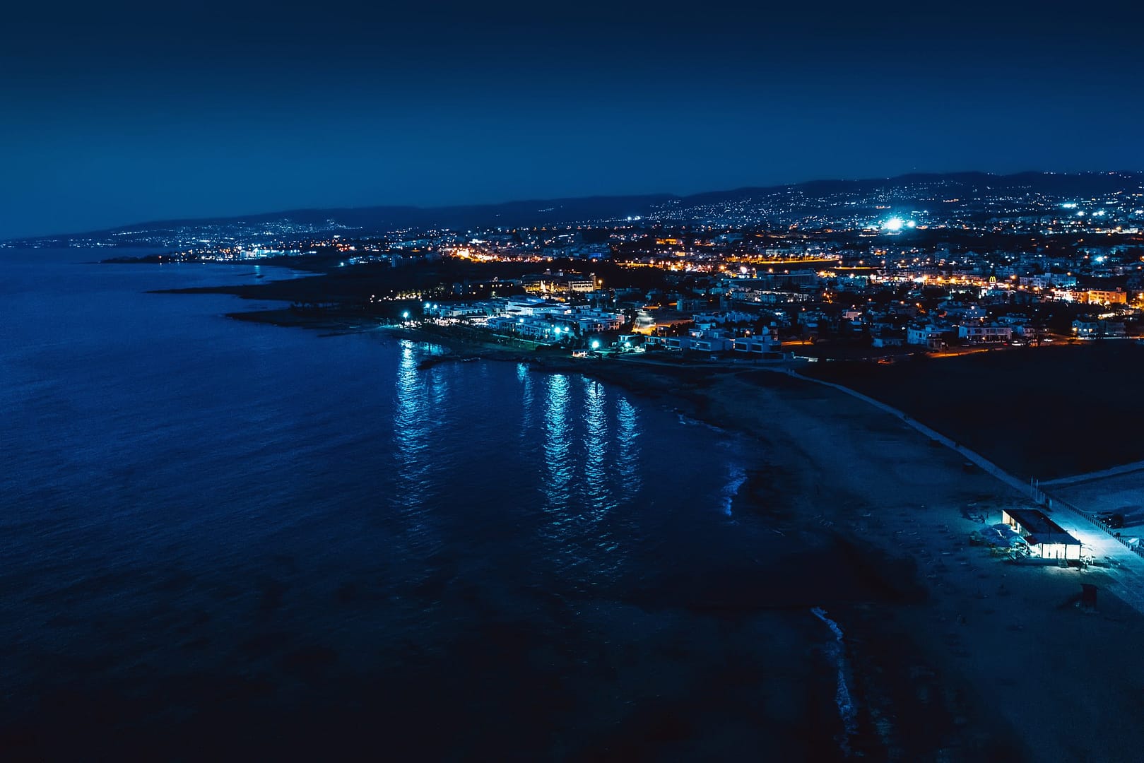 Aerial,Panoramic,View,Of,Paphos,,Cyprus,Seaside,From,Above,At